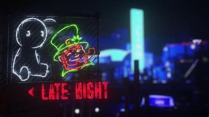 Late Night With Neon Idle Animation Wallpaper Engine Free Download